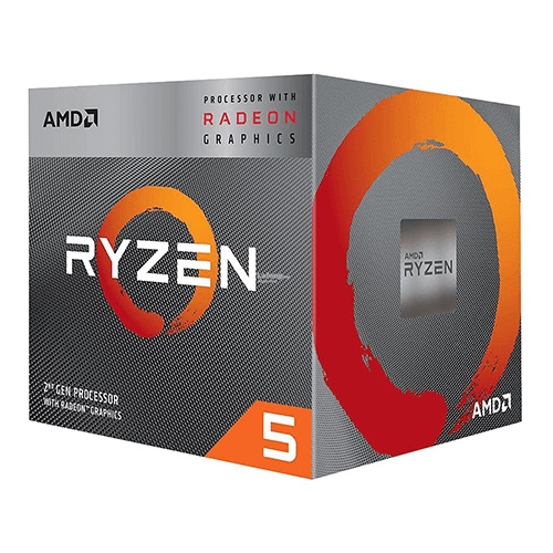 AMD RYZEN 5 3400G 3.7GHz 4-CORE & 8-THREAD PROCESSOR WITH RADEON GRAPHICS